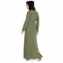 A-line inner abaya- Jade Green